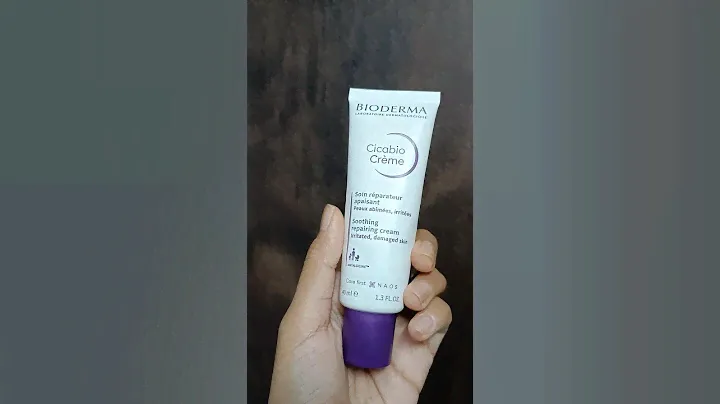 Heal your damaged skin✨ #review #bioderma #cica #heal #soothing #acne