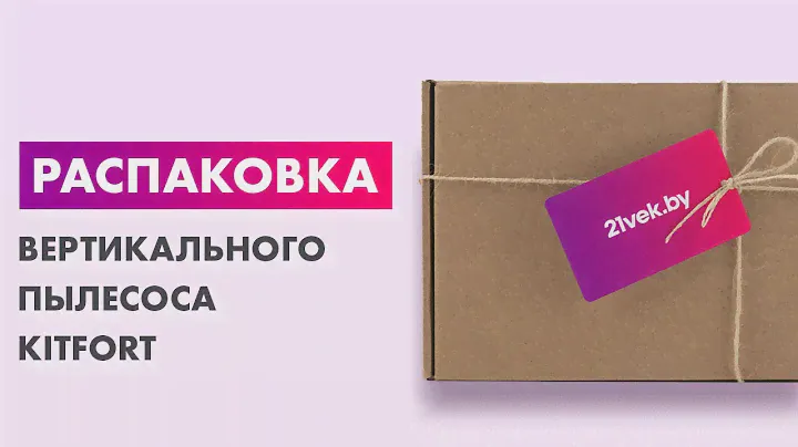 Распаковка — Вертикальный пылесос Arnica Solara